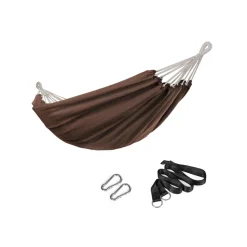 Hängematten<SONGMICS Hängematte für 2 Personen braun