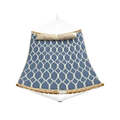 Hängematten<SONGMICS Hängematte graue und beige Rauten