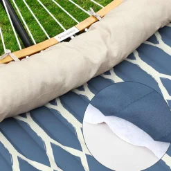 Hängematten<SONGMICS Hängematte graue und beige Rauten