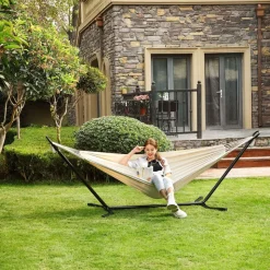 Hängematten<SONGMICS Hängematte mit Gestell