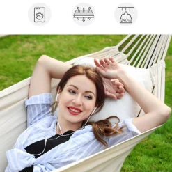 Hängematten<SONGMICS Hängematte mit Gestell