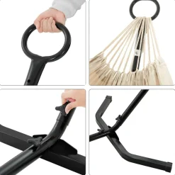Hängematten<SONGMICS Hängematte mit Gestell