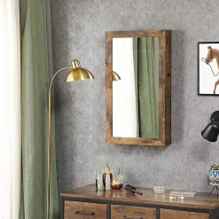 Schlafzimmer|Schmuckschränke<SONGMICS Hängender Schmuckschrank Vintagebraun