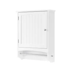 Badezimmer|Badezimmerschränke<SONGMICS Hängeschrank mit Handtuchstange