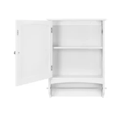 Badezimmer|Badezimmerschränke<SONGMICS Hängeschrank mit Handtuchstange