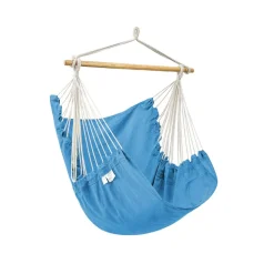 Hängematten<SONGMICS Hängesessel XXL Affenschaukel blau