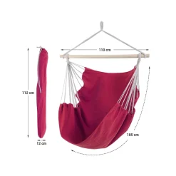 Hängematten<SONGMICS Hängesessel XXL Affenschaukel blau