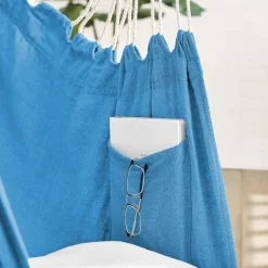 Hängematten<SONGMICS Hängesessel XXL Affenschaukel blau
