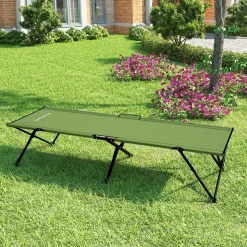 Campingbett<SONGMICS Hochbelastbares Campingbett Armeegrün