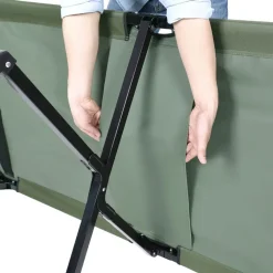 Campingbett<SONGMICS Hochbelastbares Campingbett Armeegrün