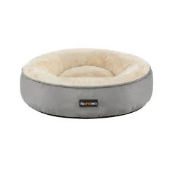 Hundebetten<SONGMICS Hundebett Grau-Weiß