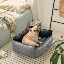 Hundebetten<SONGMICS Hundebett mit Rand 80 x 60 x 28 cm