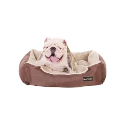 Hundebetten<SONGMICS Hundebett Oxfordgewebe 65 cm Braun