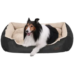 Hundebetten<SONGMICS Hundebett Oxfordgewebe 65 cm Braun