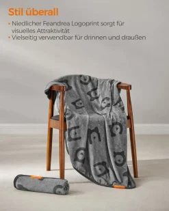 Transportboxen|Hundebetten<SONGMICS Hundedecke 3er Set XS waschbar schiefergrau