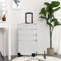 Kosmetikkoffer<SONGMICS 3-in-1 Kosmetik-Trolley Schwarz