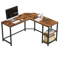 Computertische<SONGMICS Industrie Look Eckschreibtisch