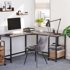 Computertische<SONGMICS Industrie Look Eckschreibtisch