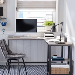 Computertische<SONGMICS Industrie Look Eckschreibtisch