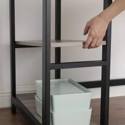 Computertische<SONGMICS Industrie Look Eckschreibtisch