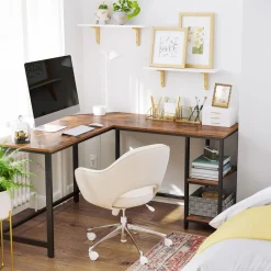 Computertische<SONGMICS Industrie Look Eckschreibtisch