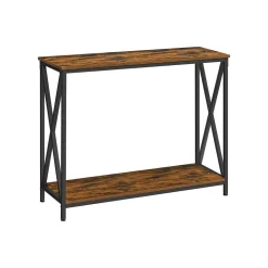 Eingangsbereich|Wohnzimmer<SONGMICS Industrie-Design Sofatisch mit Metallgestell