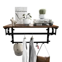 Eingangsbereich|Küche & Esszimmer<SONGMICS Industrie-Design Wandgarderobe