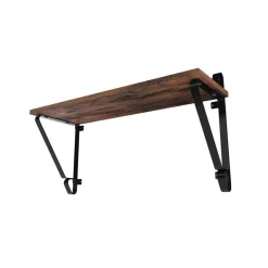 Eingangsbereich|Schlafzimmer<SONGMICS Industriestil Wandregal 2er Set vintagebraun-schwarz