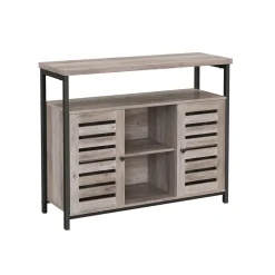 Eingangsbereich|Küche & Esszimmer<SONGMICS Küchenschrank Greige-Schwarz