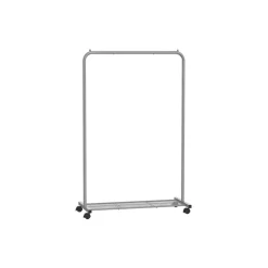 Kleiderständer<SONGMICS Kleiderständer 91 cm breit auf Rollen pastellrosa