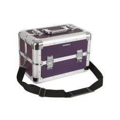 Kosmetikkoffer|Schlafzimmer<SONGMICS Kompakter Kosmetikkoffer Lila