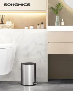 Eimer & Körbe|Mülleimer<SONGMICS Kosmetikeimer 3 Liter