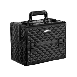 Kosmetikkoffer<SONGMICS Kosmetikkoffer Rosa-Silber