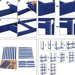 Utensilien & Möbel Für Die Garage|Regale<SONGMICS Lagerregal bis 520 kg belastbar