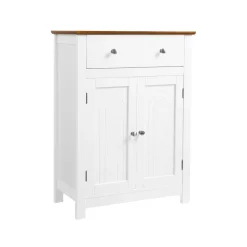 Badezimmer|Flurschränke<SONGMICS Landhausstil Badschrank