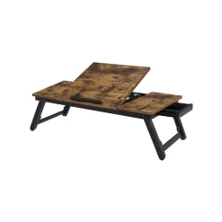 Laptopständer|Computertische<SONGMICS Laptopständer höhenverstellbar Industriestil vintagebraun-schwarz