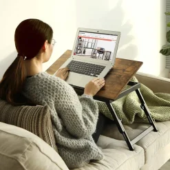 Laptopständer|Mobile Laptoptische<SONGMICS Laptopständer Neigungswinkel verstellbar