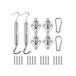 Sonnensegel<SONGMICS M8 Zubehör für Sonnensegel Garten