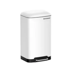 Küche & Esszimmer|Mülleimer<SONGMICS Mülleimer 30 L Weiß