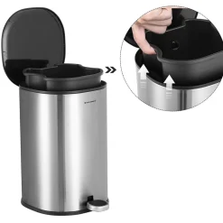 Küche & Esszimmer|Mülleimer<SONGMICS Mülleimer 5 Liter