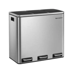 Küche & Esszimmer|Mülleimer<SONGMICS Mülleimer 54 Liter (3 x 18 L)