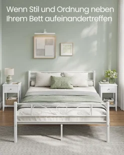 Nachttische<SONGMICS Nachttisch aus Bambus mit Schublade