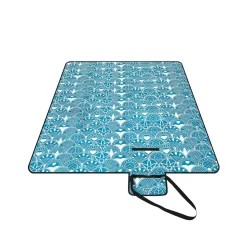Picknickdecken<SONGMICS Picknickdecke 200 x 200 cm blau