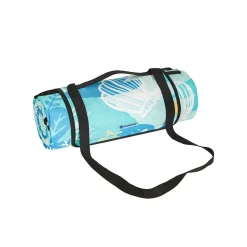 Picknickdecken<SONGMICS Picknickdecke 200 x 200 cm große aquamarin mit Strand-Motive Bunt