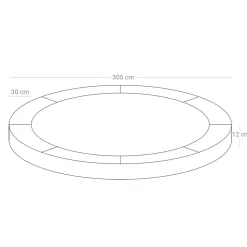Zubehör Für Trampoline<SONGMICS Randabdeckung für Ø 366 cm Trampolin