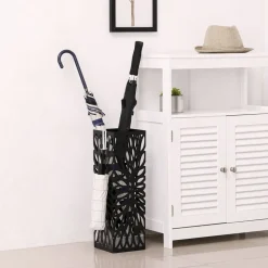 Eingangsbereich|Schirmständer<SONGMICS Rechteckiger Schirmständer Schwarz