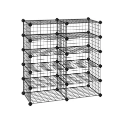 Eingangsbereich|Würfelorganizer<SONGMICS Regalsystem mit mehreren Fächern