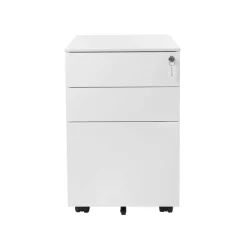 Rollcontainer<SONGMICS Rollcontainer 3 Schubladen Weiß