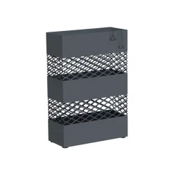 Eingangsbereich|Schirmständer<SONGMICS Schirmständer mit 4 Haken Anthrazit