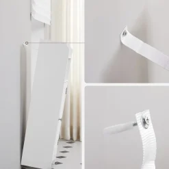 Badezimmer|Badezimmerregale<SONGMICS Schmaler Badezimmerschrank mit Tür